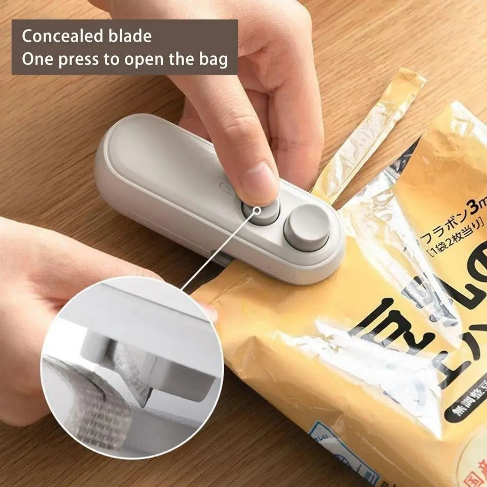 FreshLock Pro – USB Rechargeable Portable Heat Sealer for Food Bags