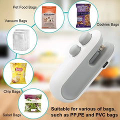 FreshLock Pro – USB Rechargeable Portable Heat Sealer for Food Bags