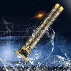 Vintage T9 Metal Body Hair Trimmer for Men | Original USB Rechargeable Beard & Hair Cutting Machine