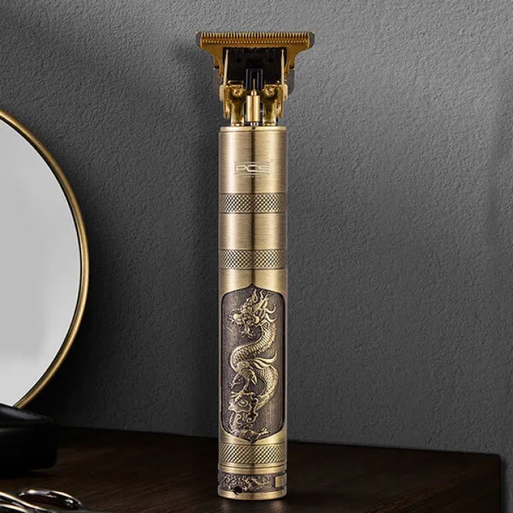 Vintage T9 Metal Body Hair Trimmer for Men | Original USB Rechargeable Beard & Hair Cutting Machine
