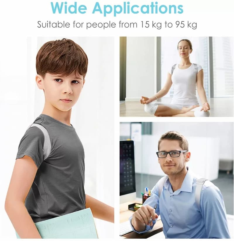 Smart Sensor Corrector Belt, Smart adjustable posture corrector with vibration