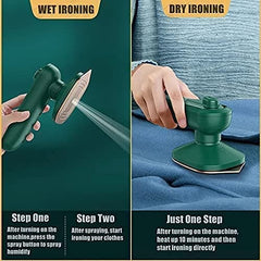 Portable Travel Iron, Mini Iron Steam Iron Handheld Ironing Machine .